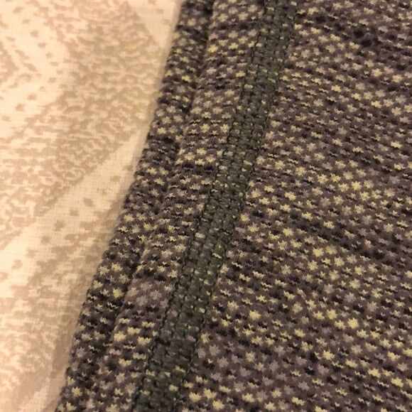 Lululemon Grey & Yellow Tweed Cropped Leggings - Picture 6 of 7
